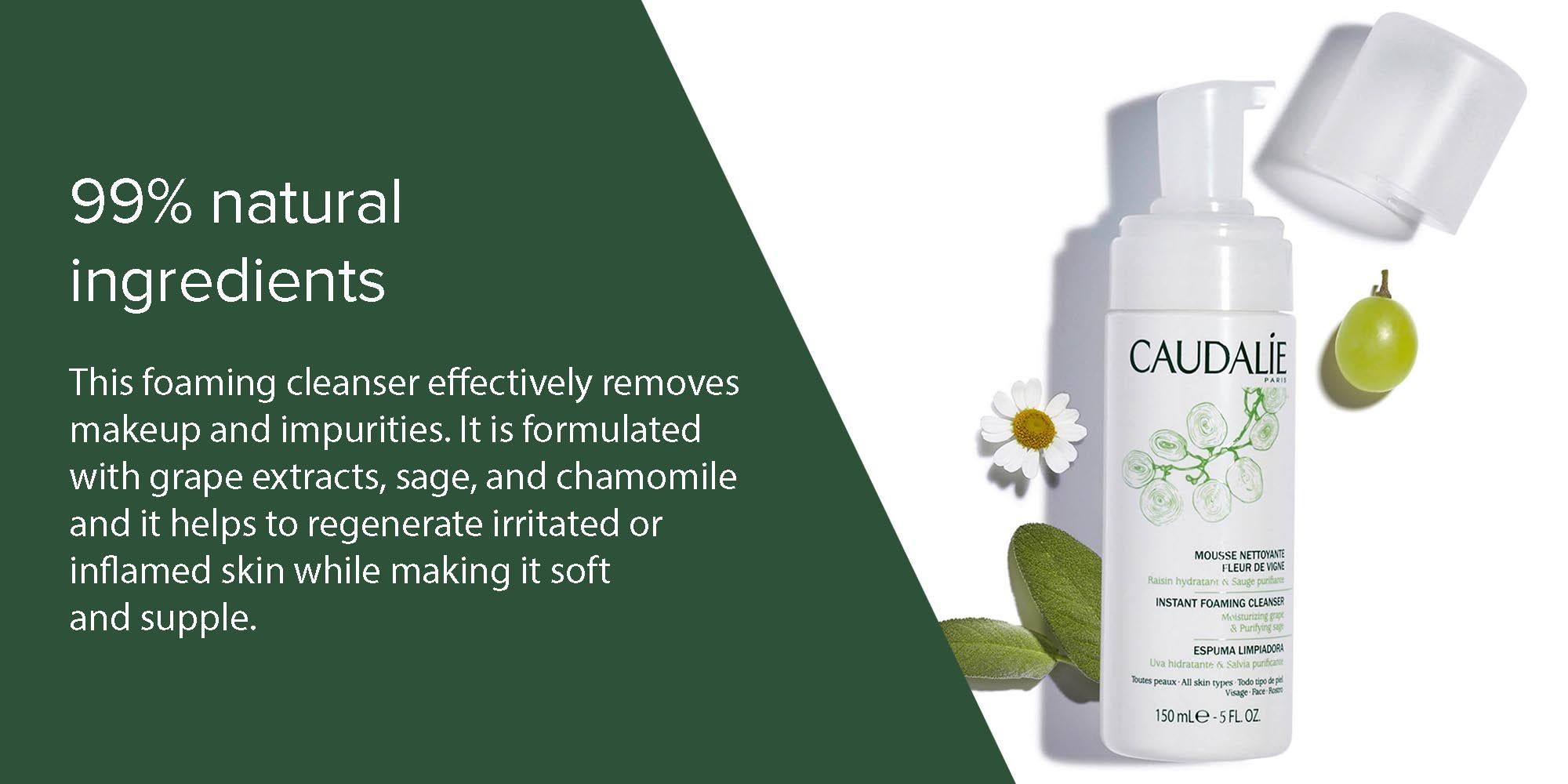 2-Piece Foaming Cleanser 2x150ml