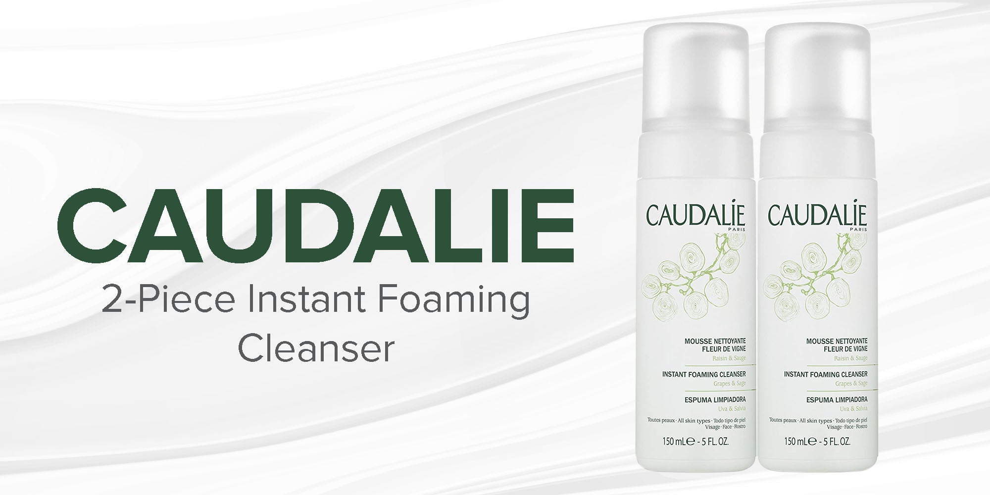 2-Piece Foaming Cleanser 2x150ml
