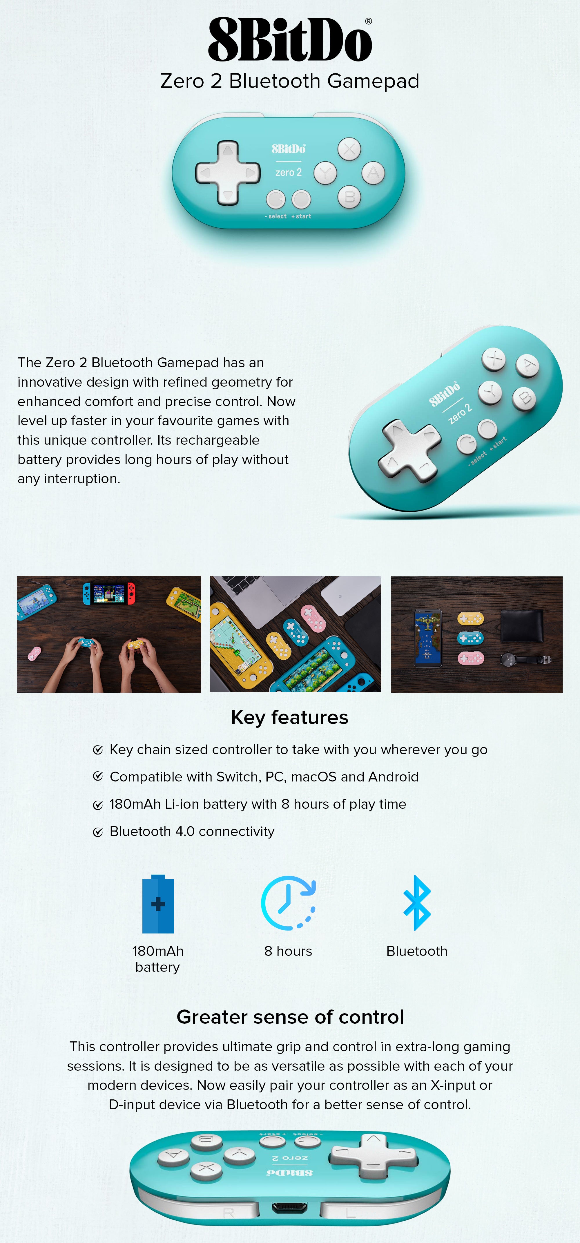 Zero 2 Bluetooth Gamepad