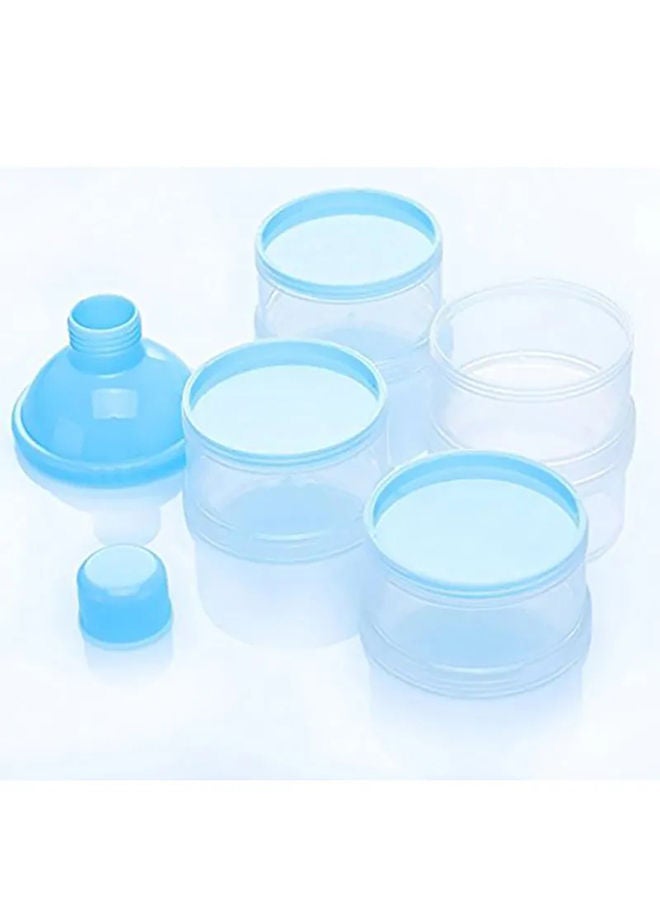 3-Layer Portable Leak Proof Baby Milk Powder Container With Bottle Neck Design