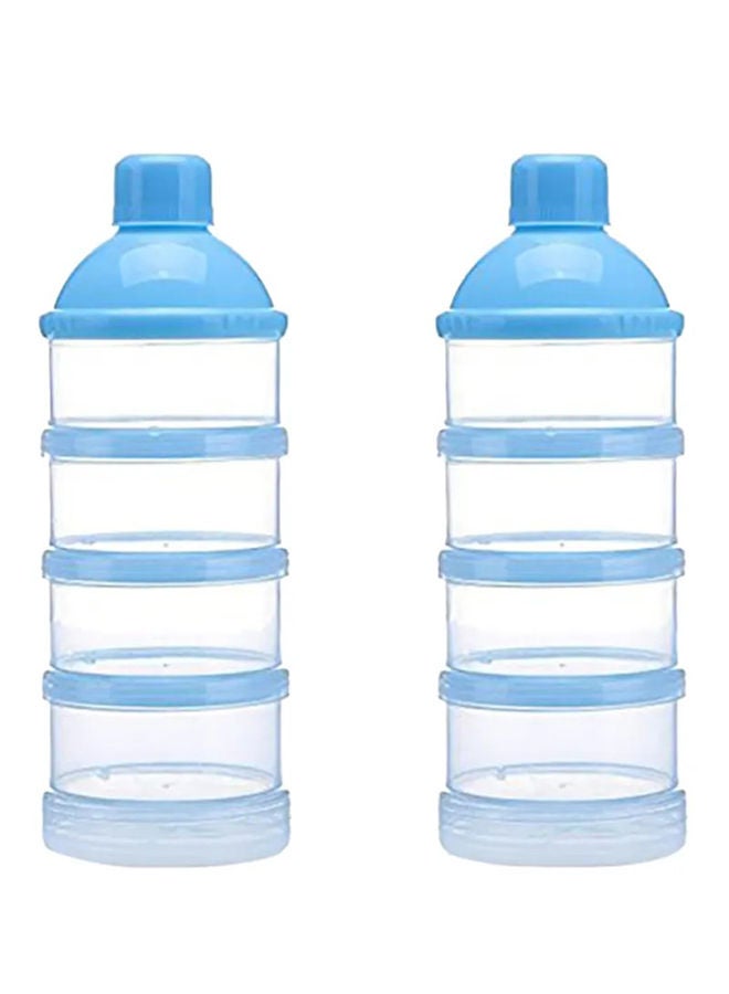 3-Layer Portable Leak Proof Baby Milk Powder Container With Bottle Neck Design