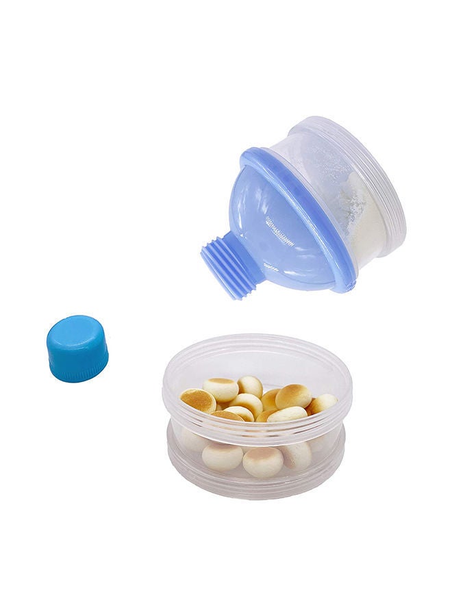 3-Layer Portable Leak Proof Baby Milk Powder Container With Bottle Neck Design
