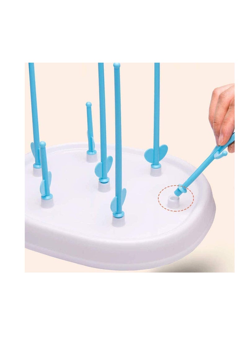 Baby Bottle Drying Rack with Removable Water Tray for Bottles and Accessories, Ideal Bottles, Teats, Cups, Pump Parts Accessories