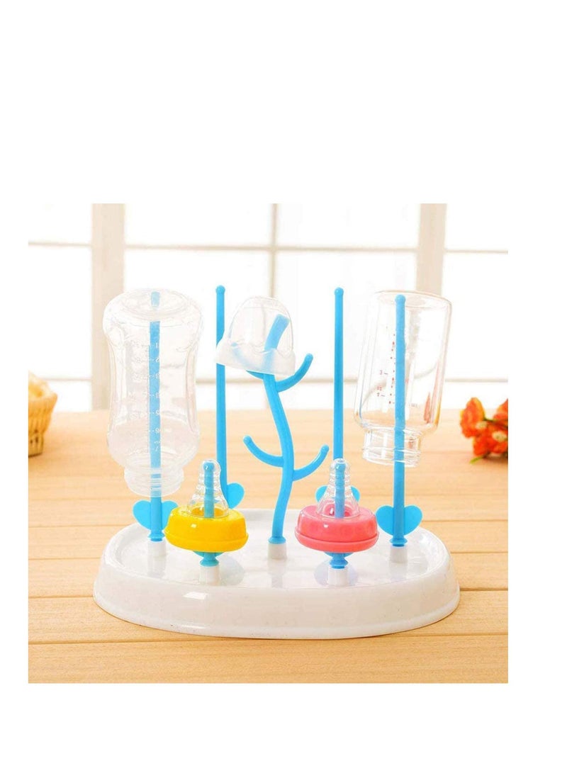Baby Bottle Drying Rack with Removable Water Tray for Bottles and Accessories, Ideal Bottles, Teats, Cups, Pump Parts Accessories