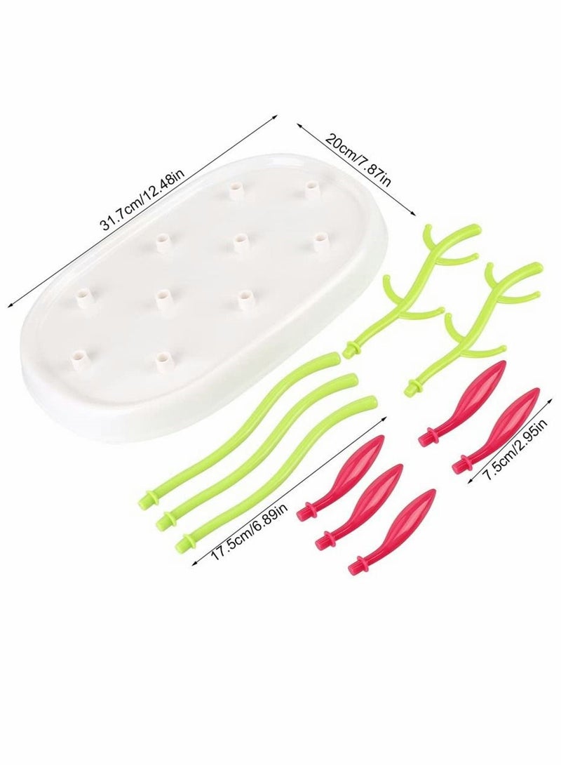 Baby Bottle Dryer Rack, Feeding Bottles Pacifier Cup Holder, Plastic Newborn Cleaning Drainer Holder Drying Safe for Bottles, Teats, Cups, Pump Parts, 1 Pcs