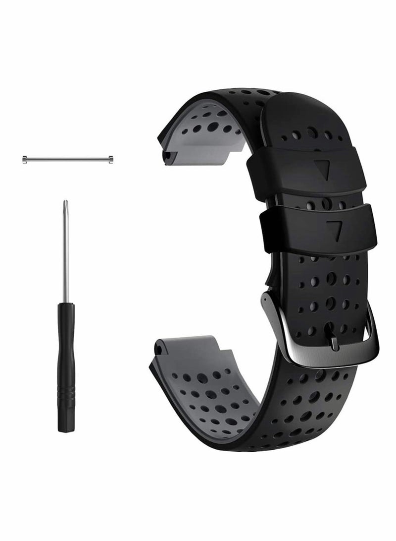 Watch Bands Replacement for Garmin Approach S20, S5, S6, 22mm black Strap Wristband Accessories S20 Smartwatch, Sport Quick Release