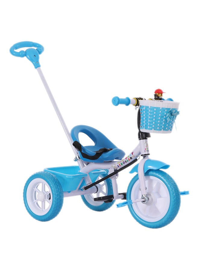 3-Wheels Tricycle Bicycle With Handle Blue