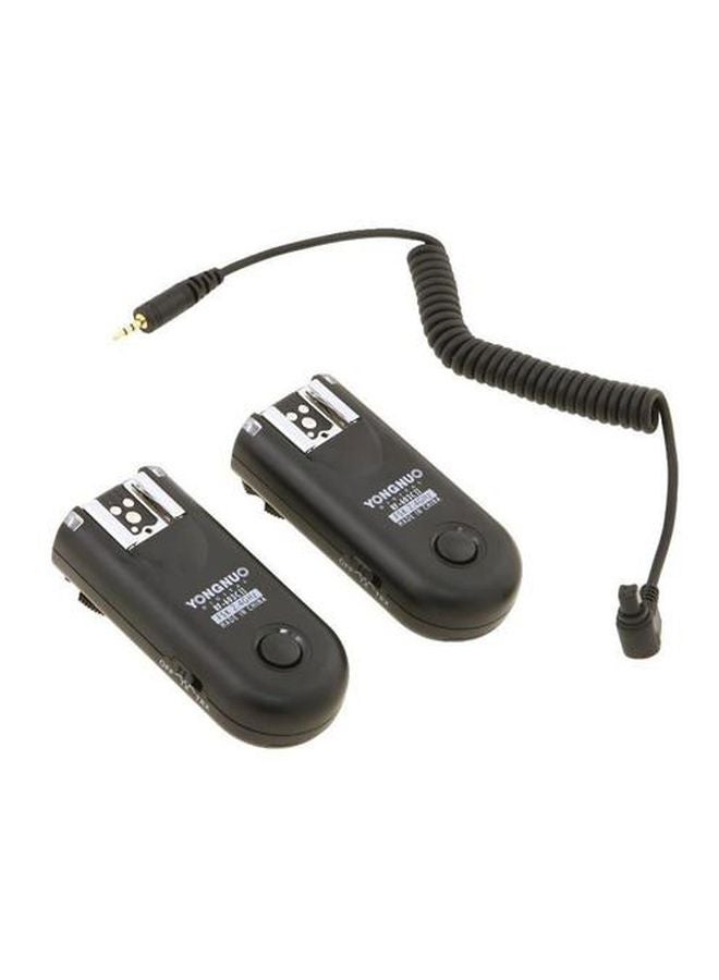 Wireless Remote Flash Trigger For Canon DSLR Black