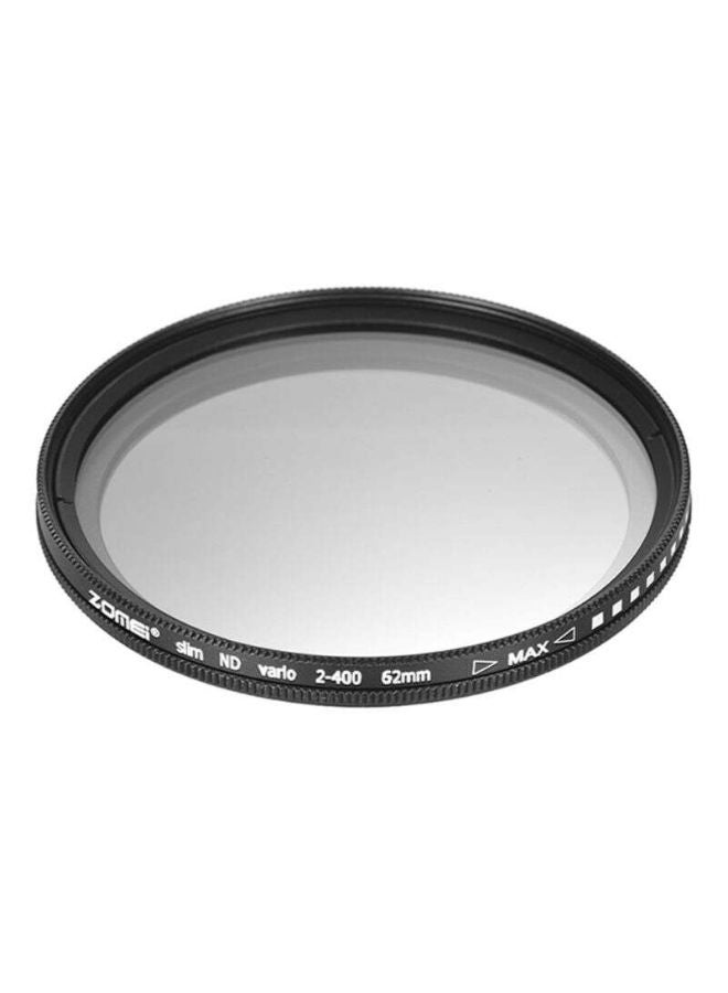 Ultra Slim Variable Fader Neutral Density Filter Black