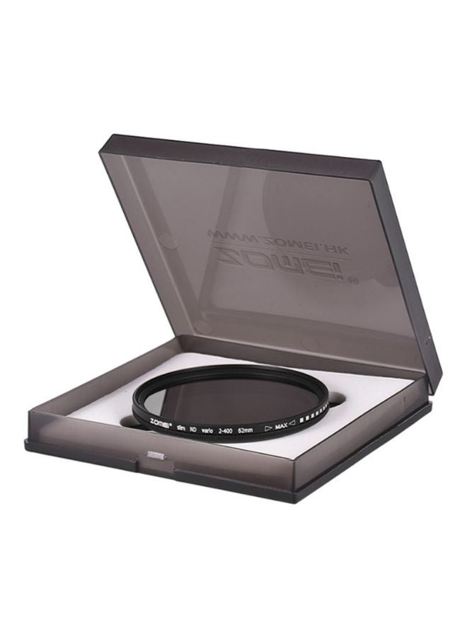 Ultra Slim Variable Fader Neutral Density Filter Black