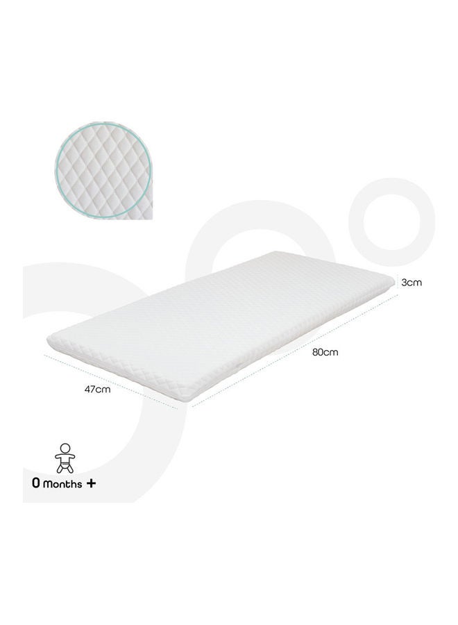 Baby Quilted Crib Mattress - 0M+, White