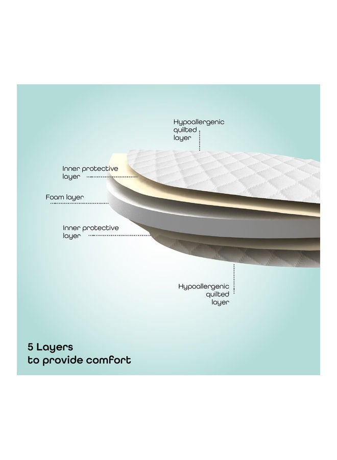 Baby Quilted Crib Mattress - 0M+, White