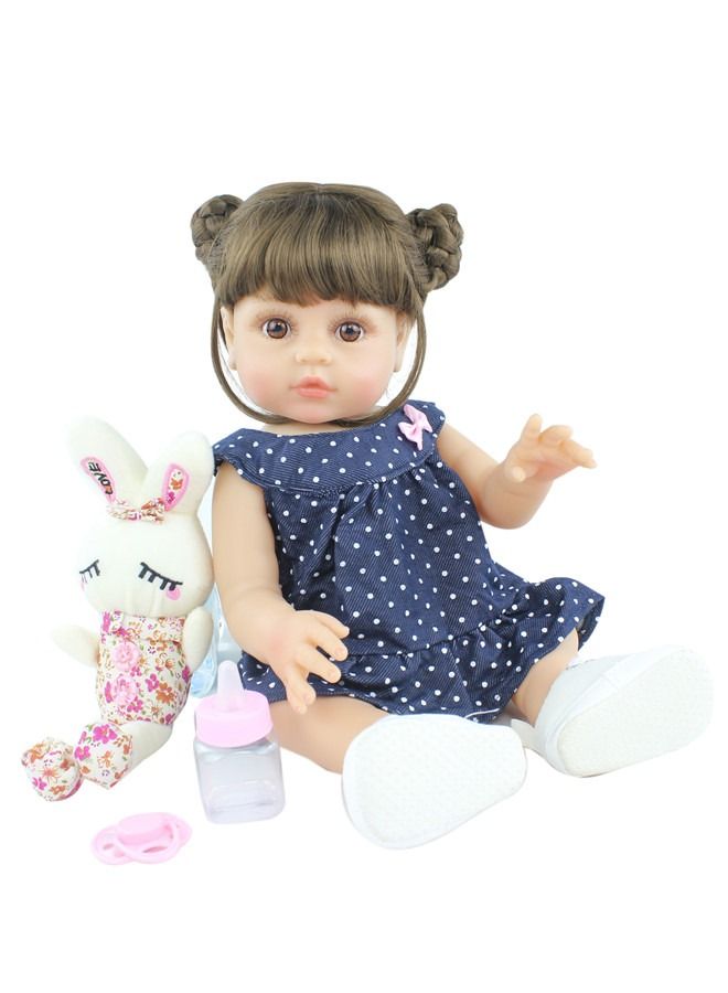 Classic 19 Inch 48 Cm Reborn Baby Doll Soft Full Body Silicone Newborn Real like Baby Doll