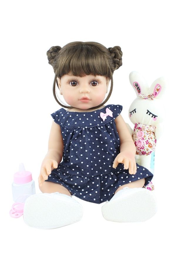 Classic 19 Inch 48 Cm Reborn Baby Doll Soft Full Body Silicone Newborn Real like Baby Doll