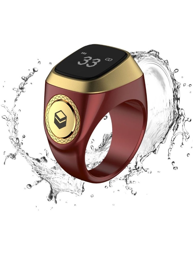 Smart Tasbih Zikr Lite Ring Brown Plastic 20MM