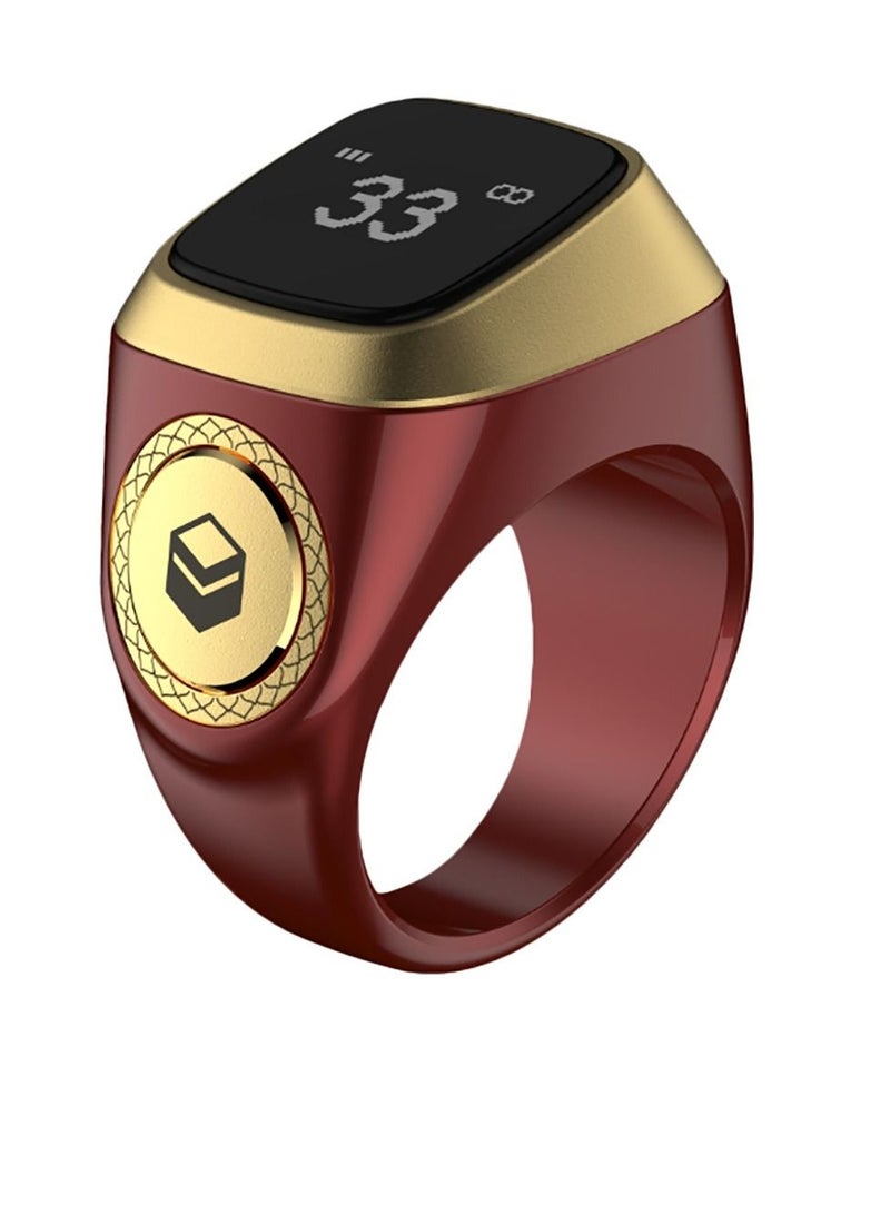 Smart Tasbih Zikr Lite Ring Brown Plastic 20MM