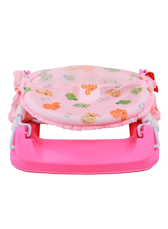 Lightweight Foldable Design Baby Bather With Adjustable 3-position Recline Backrest - BP8284-PINK