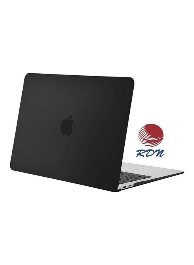 MacBook Air 13 inch Case With keyboard M1 A2337 A2179 A1932 2020 2019 2018 Release, Slim Plastic Matte Hard Cover Compatible Mac Air 13.3 inch with Retina Display Touch ID Black