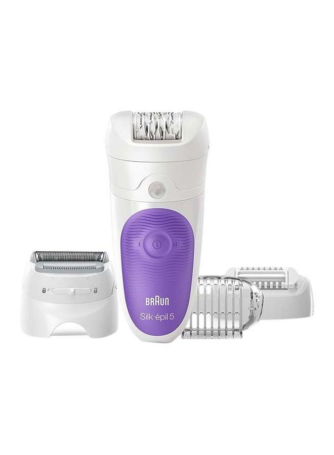 Wet And Dry Epilator White