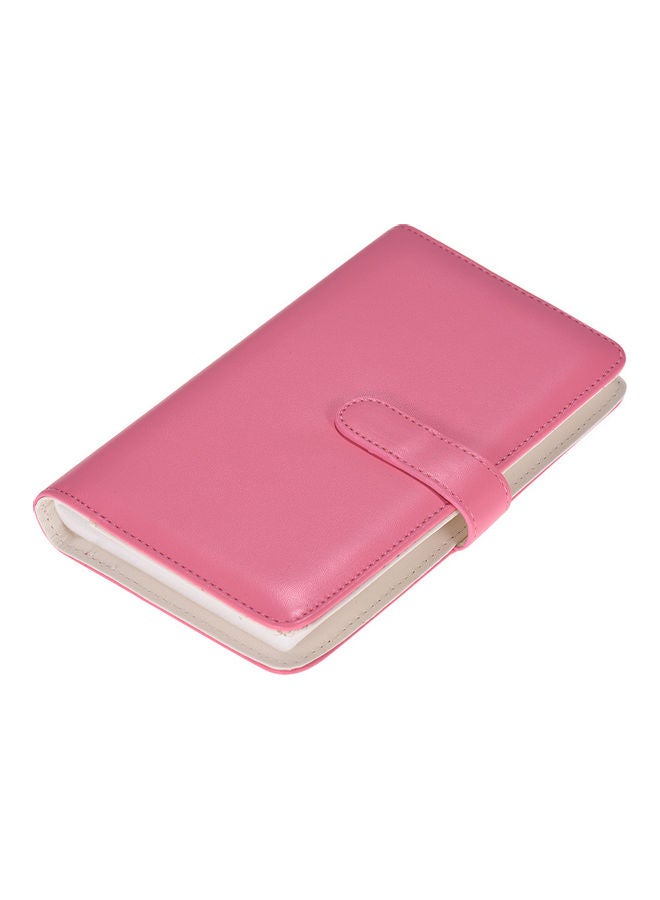 108-Pockets Portable Photo Album Pink