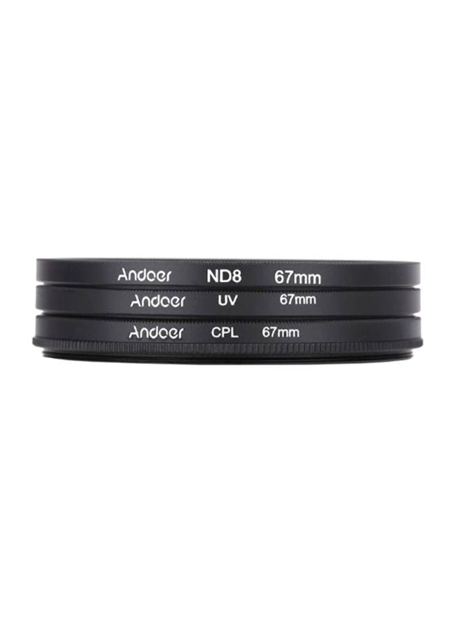 Neutral Density Lens Filter Kit Black/Clear