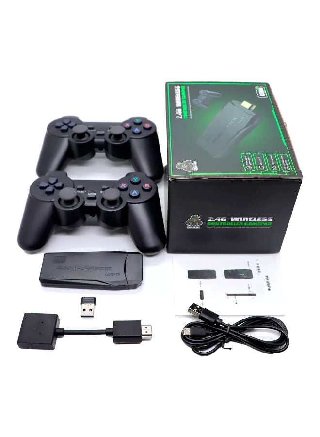 Lite HD TV Game Console With 64Gcard 10000 Games 2 Controllers With 1 Stick 1 HD Extension Cable
