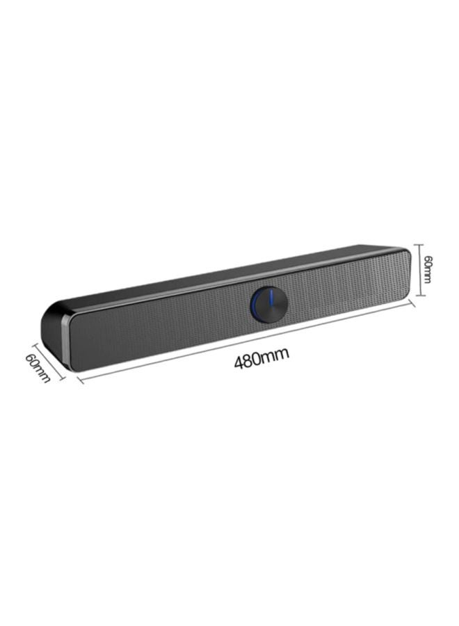 2ch USB-Powered SoundBar Speaker LU-V5578 Black