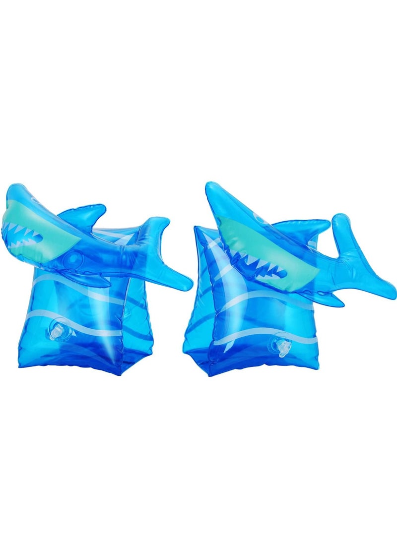 Inflatable Swim Floater Sleeves for Kids, Swimming Rings, Cartoon Swimiming Armbands Floaties Water Wings Floatation Sleeves, Pool Water Sports Learning Swim Training Aids