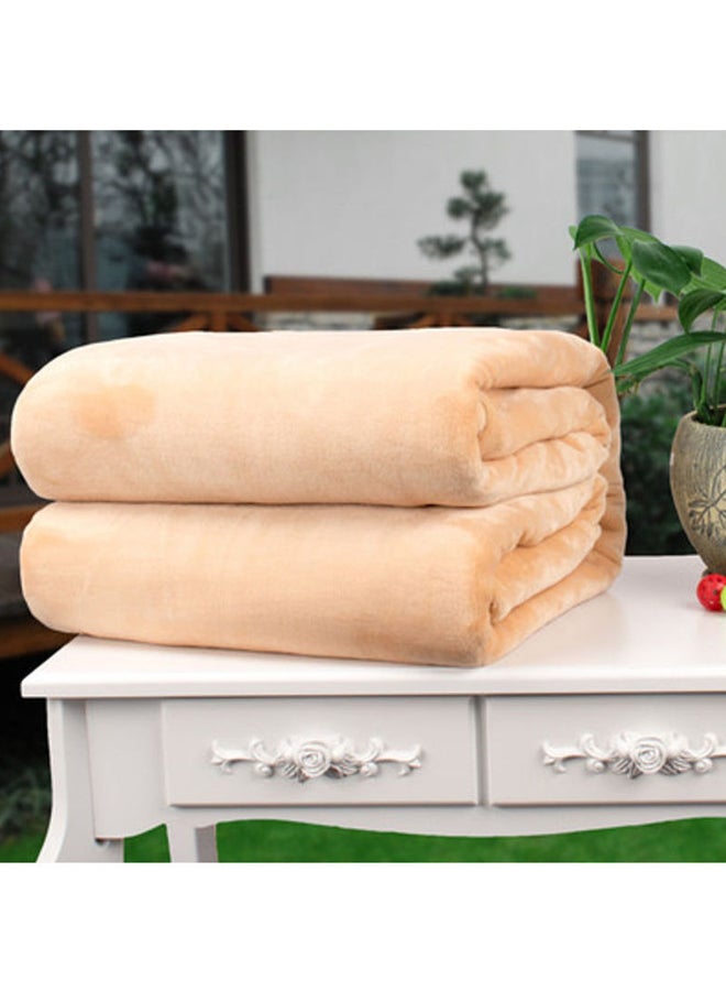Flannel Blanket Flannel Orange 180x200cm