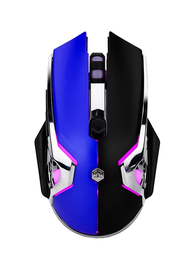 AJ120 Wired Adjustable Gaming Mouse Black/Blue/Pink
