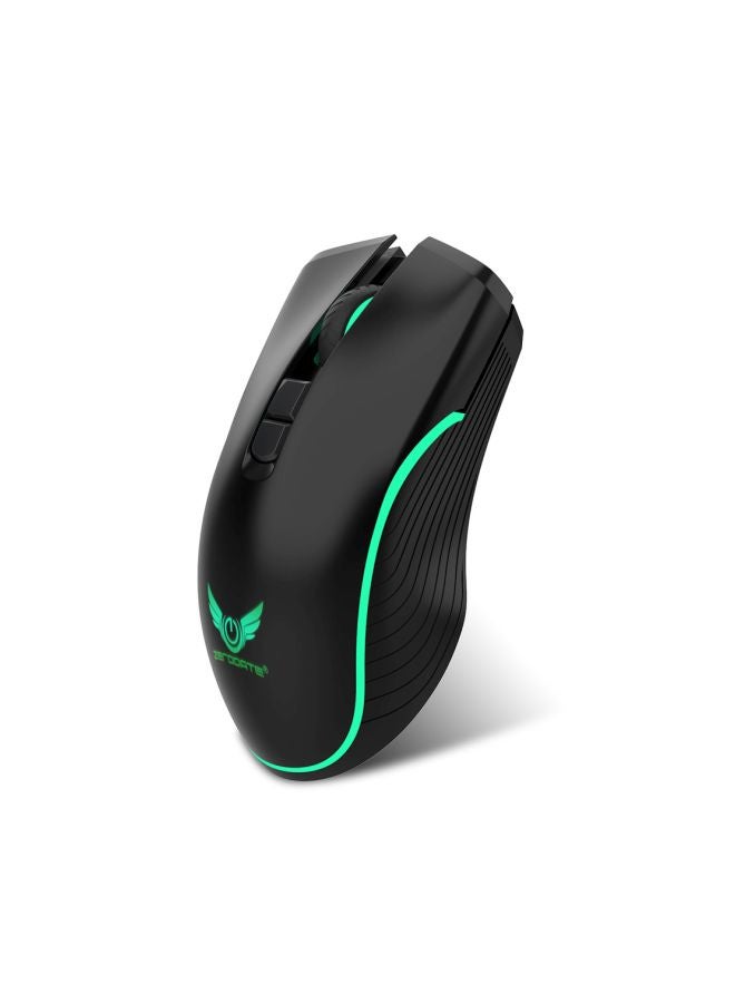 Wireless Rechargeable Gaming Mouse Black