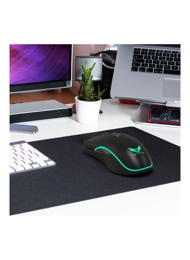 Wireless Rechargeable Gaming Mouse Black