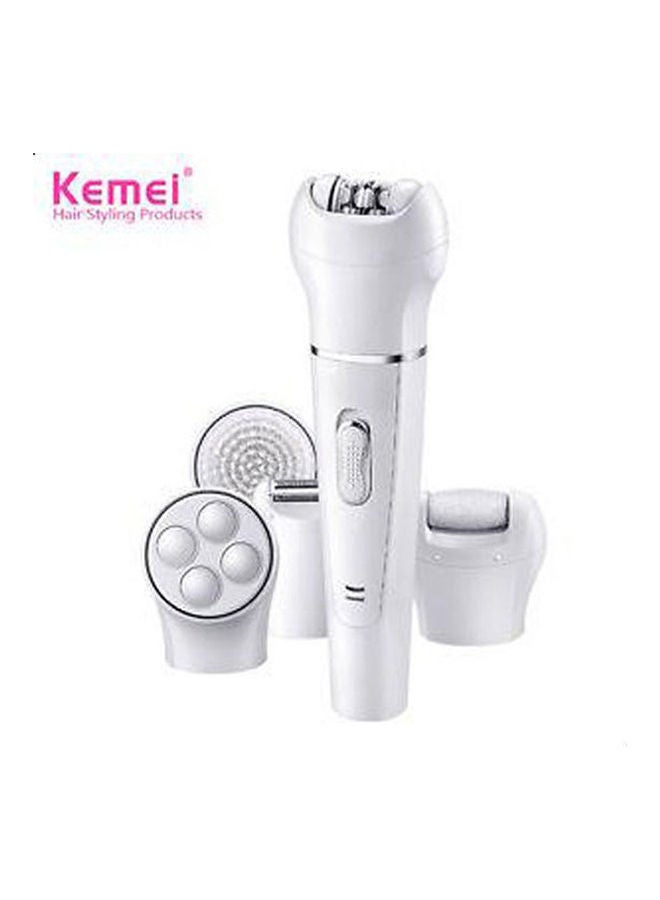 KM-2199 Wet And Dry Epilator For Women White