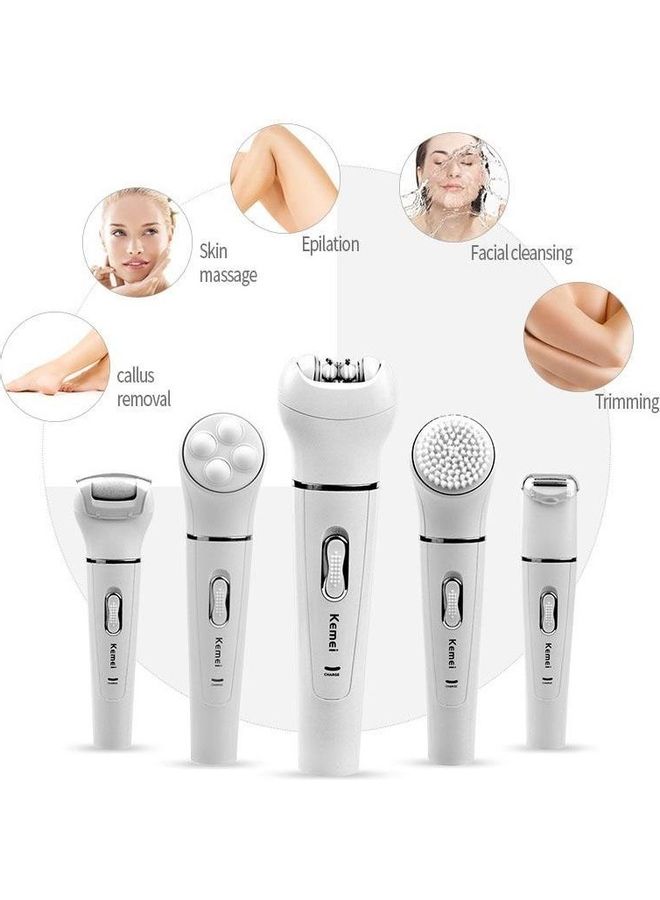 5-in-1 Beauty Tool Kit White