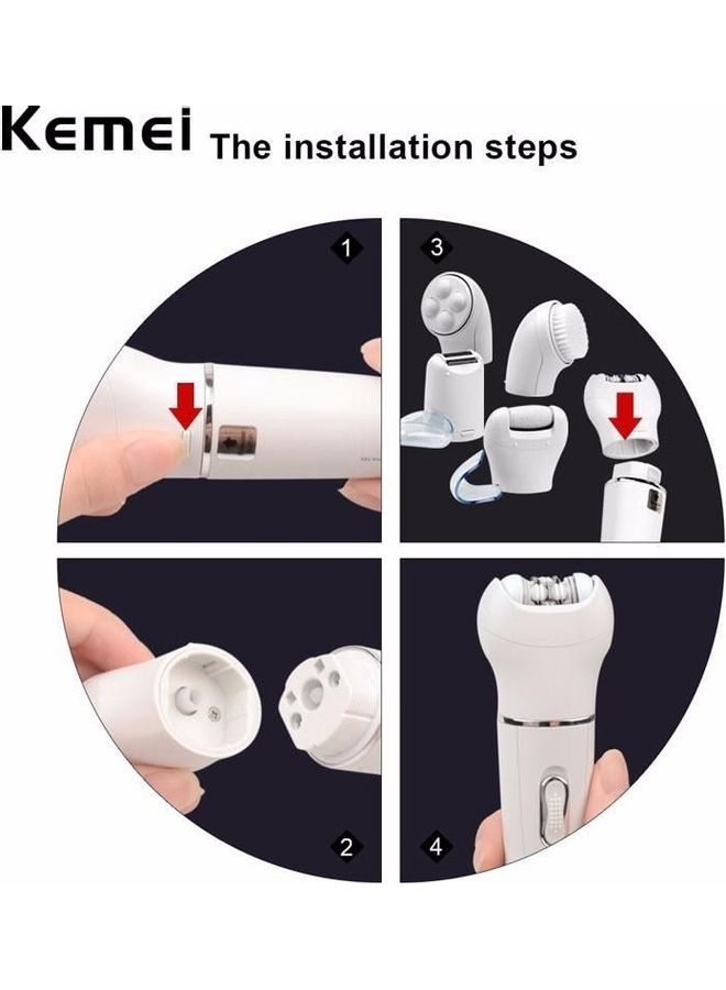 5-in-1 Beauty Tool Kit White
