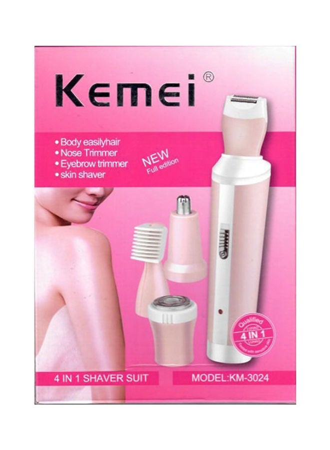 Km-3024 4 In 1 Rechargeable Shaver Suit - Multicolour