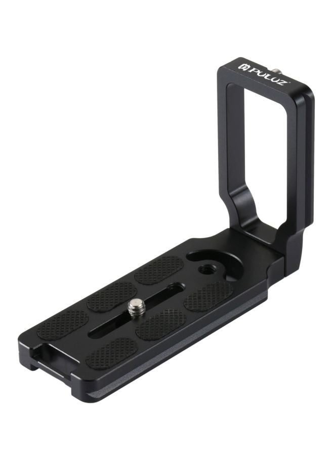 Vertical Quick Release L Plate Camera Bracket Black