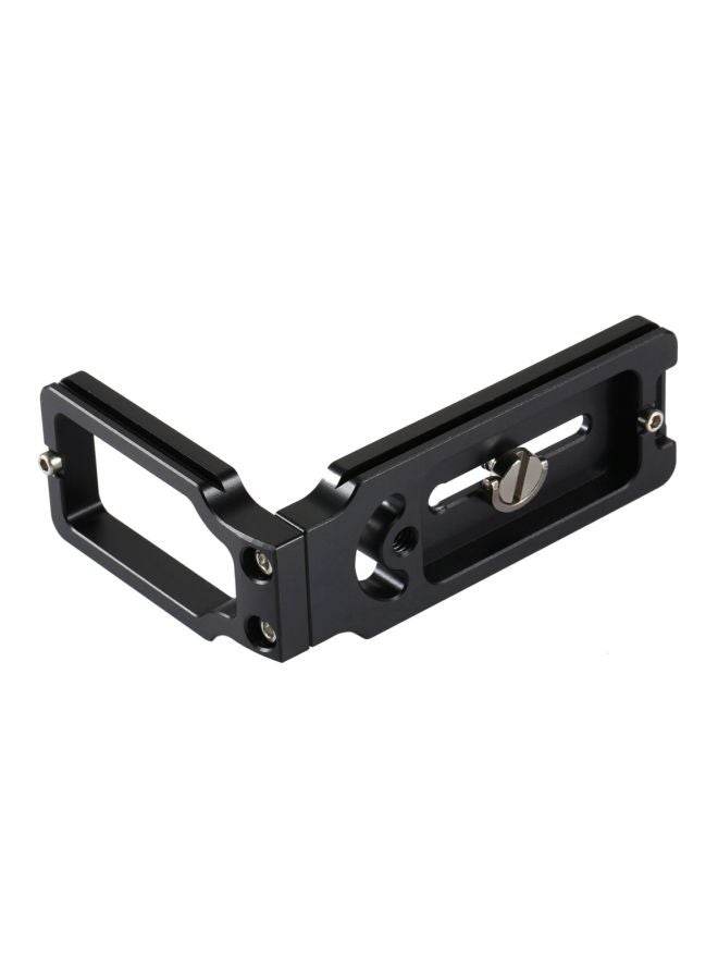 Vertical Quick Release L Plate Camera Bracket Black