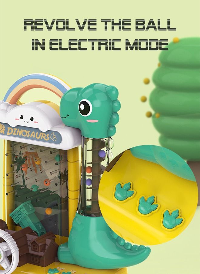 GROIC Electric Dinosaur Console Beads Board Game Catching The Ball Toy Educational Learning Toys