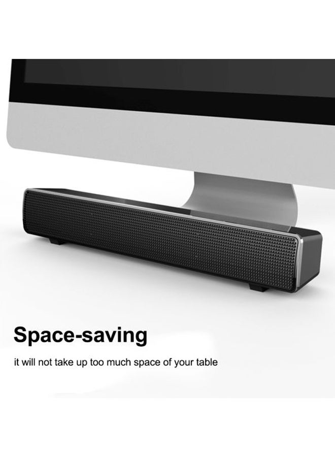 USB Stereo Soundbar V-103 Black