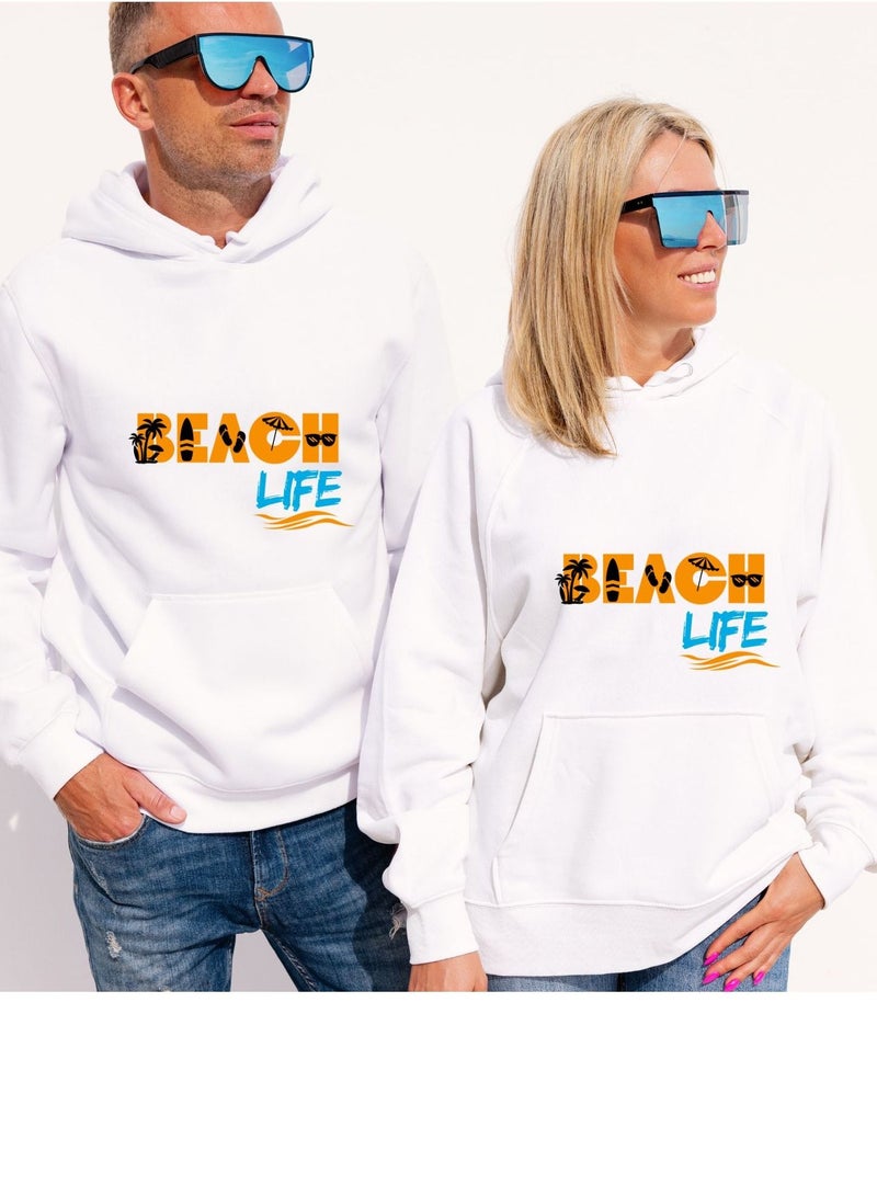 noT. Men’s/Women’s Pullover Hooded Sweatshirt Cozy Warm and Comfortable Fleece Hoodie Sweatshirt - Perfect for Layering in UAE's Climate Light Lightweight Soft Breathable Unisex