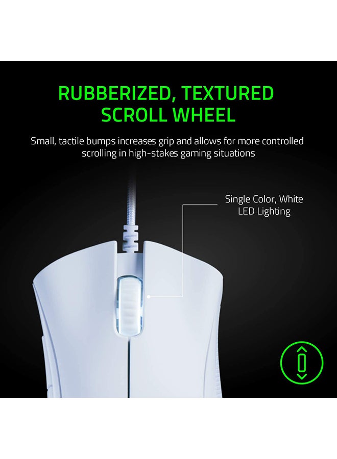 DeathAdder Essential Gaming 6400 DPI Optical Sensor Mouse White