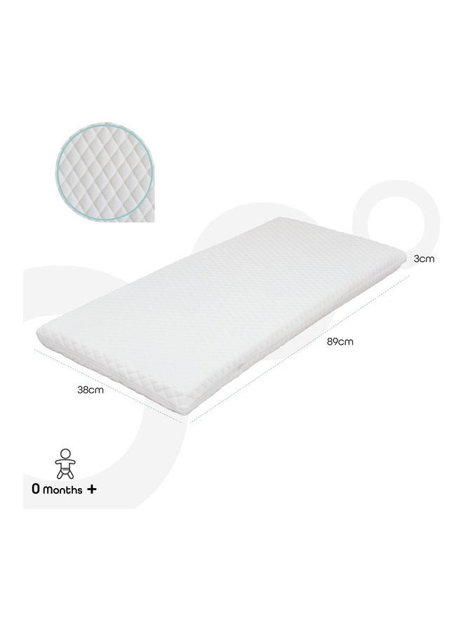 Baby Quilted Crib Mattress - 0M+, White