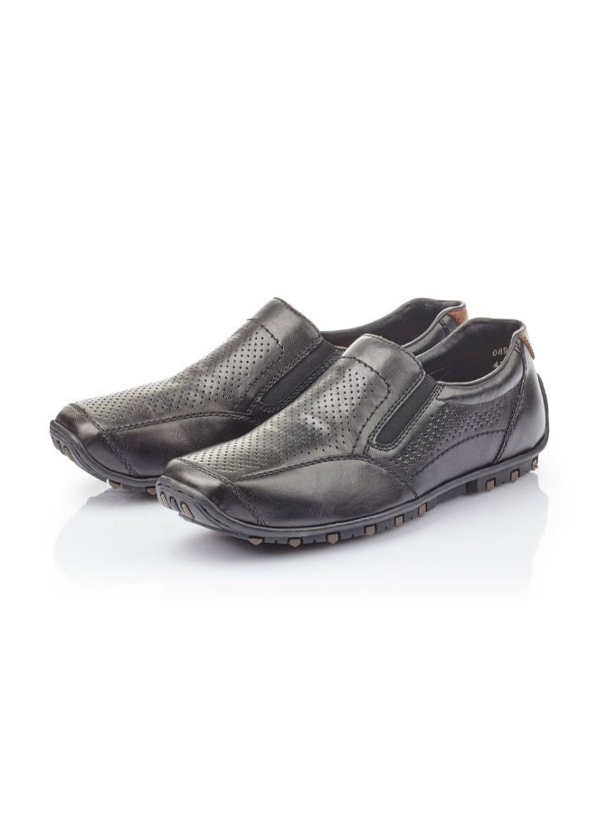 116-179 Rieker Mens Slip on Shoes Black 00898500