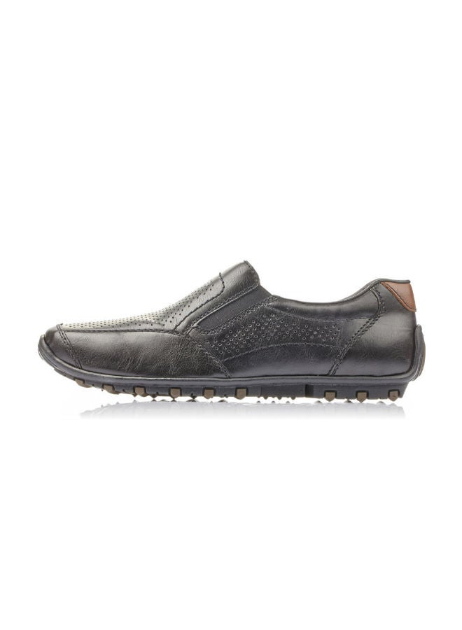 116-179 Rieker Mens Slip on Shoes Black 00898500