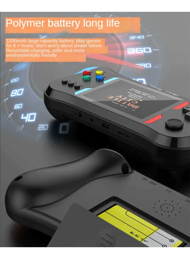 X7M Handheld Game Console Built in 500 Games – Black