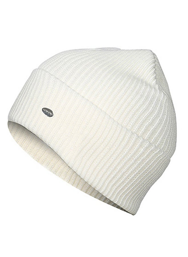 Knitted Baggy Beanie White