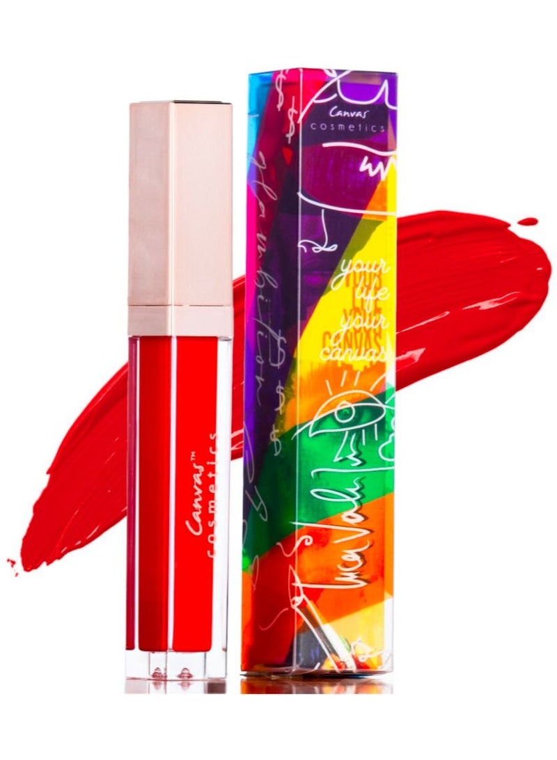 LV Red Matte Liquid Lipstick