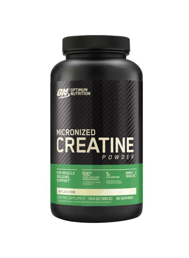 Micronized Creatine Amino Powder - Unflavored - 60 Servings 300 gm