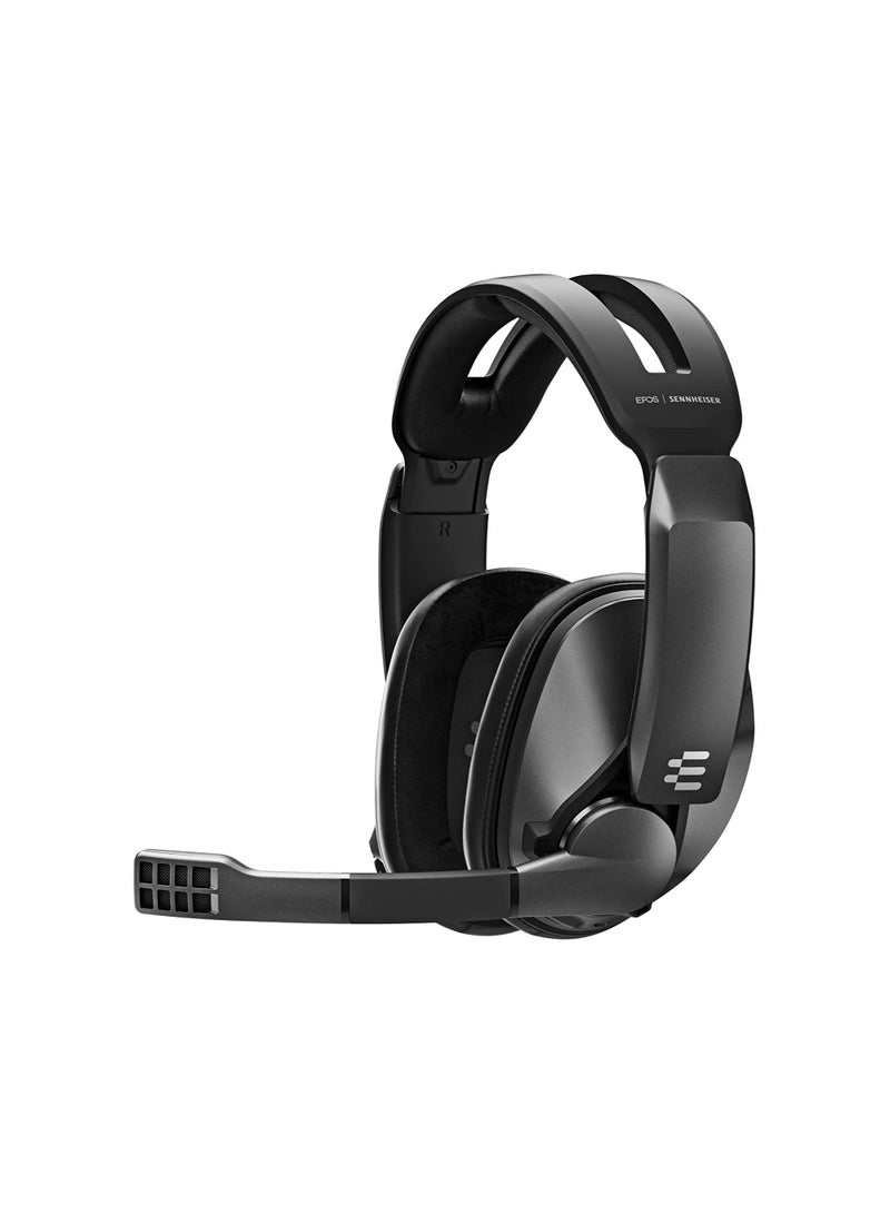 EPOS I Sennheiser GSP 370 Wireless Gaming Headset, 100 Hour Battery Life, Lag-Free, Noise-Cancelling Mic, Flip-to-Mute, Comfortable Ear Pads, Digital 7.1 Surround Sound, Works on PC, Mac, PS5 & PS4